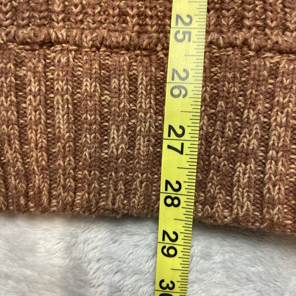 Free People High Hopes Cardigan Womens S Maroon Open Front Ribbed Drop Sleeve - Picture 9 of 9